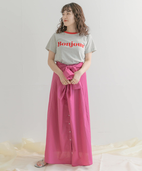 ITEMS URBANRESEARCH(アイテムズ アーバンリサーチ)の「『UR TECH Smart Linen Touch』リネンシャツワンピース(シャツワンピース・レディース・オフホワイト/ピンク/チャコールグレー・FREE)」の11枚目の写真