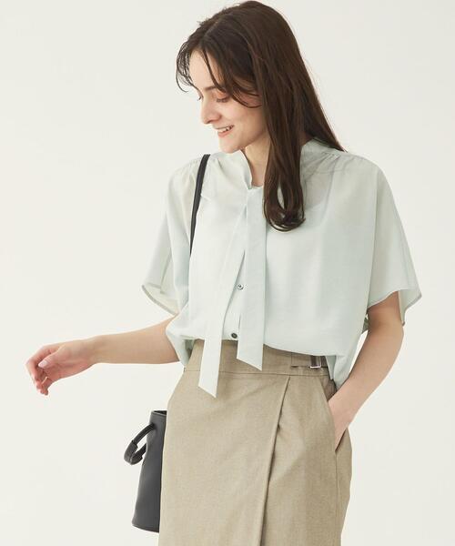 「JOURNAL STANDARD LUXE」 ドルマンスリーブブラウス FREE グリーン レディース green label relaxing（グリーンレーベルリラクシング）の