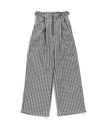 フロントジップワイドパンツ