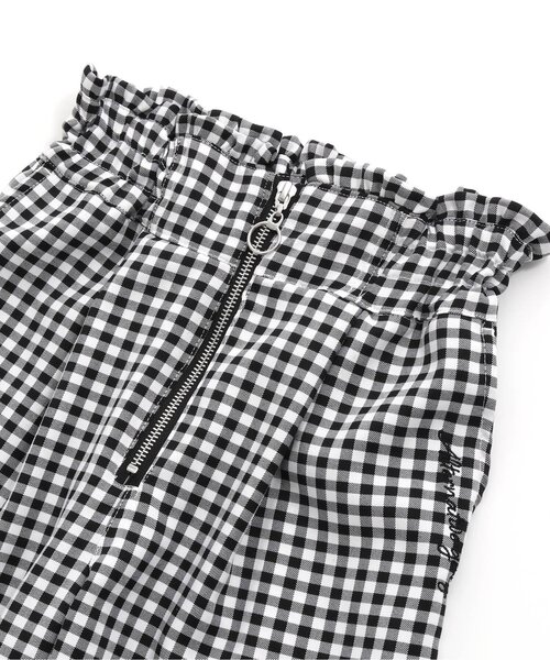 algy（アルジー）の「フロントジップワイドパンツ（その他パンツ・キッズ・ブラック/ベージュ/ミント・SMALL/MEDIUM/X-SMALL/XX-SMALL）」の9枚目の写真