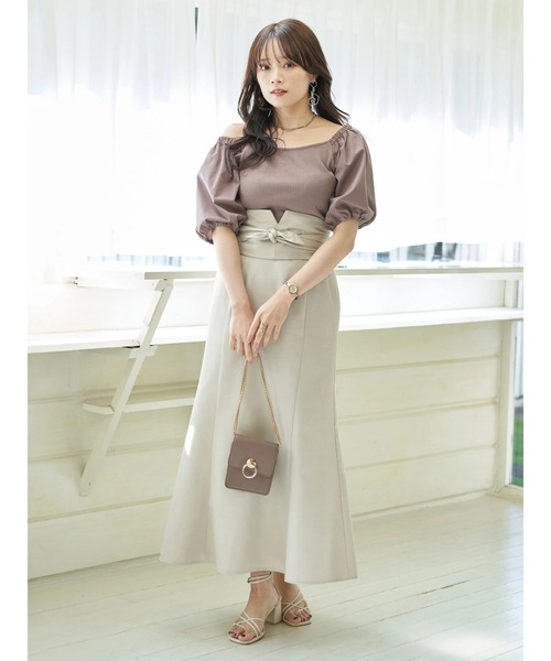 earth music&ecology（アースミュージックアンドエコロジー）の「マルチマーメイドスカート（スカート・レディース・グリーン/ベージュ/ブラック・S/M）」の19枚目の写真