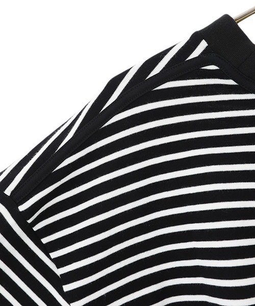 BALLAST ARK（バラストアーク）の「BALLAST ARK / バラストアーク：BIG SIZE BORDER L/S TEE：BA05-T004[AST]（Tシャツ/カットソー・メンズ・ブラック系その他・FREE）」の13枚目の写真