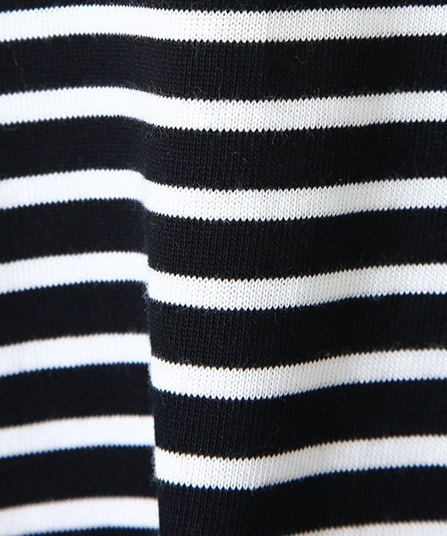 BALLAST ARK（バラストアーク）の「BALLAST ARK / バラストアーク：BIG SIZE BORDER L/S TEE：BA05-T004[AST]（Tシャツ/カットソー・メンズ・ブラック系その他・FREE）」の12枚目の写真