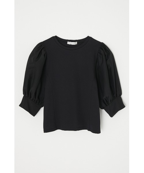MOUSSY（マウジー）の「DOKING CUT トップス（Tシャツ/カットソー・レディース・オフホワイト/ブラウン/ブラック・FREE）」の3枚目の写真