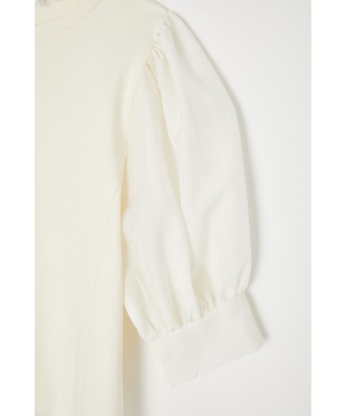 MOUSSY（マウジー）の「DOKING CUT トップス（Tシャツ/カットソー・レディース・オフホワイト/ブラウン/ブラック・FREE）」の11枚目の写真