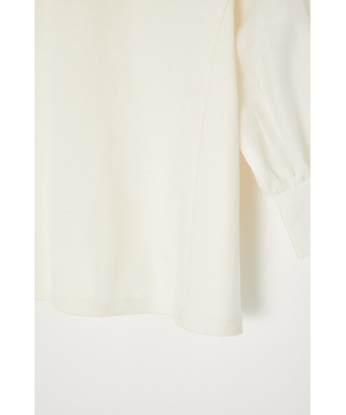 MOUSSY（マウジー）の「DOKING CUT トップス（Tシャツ/カットソー・レディース・オフホワイト/ブラウン/ブラック・FREE）」の12枚目の写真