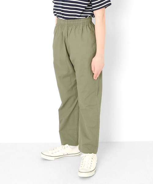 GLAZOS（グラソス）の「オックスストレッチ・イージーパンツ【セットアップ対応】（その他パンツ・キッズ・ブラック/カーキ・150cm/160cm/140cm/170cm/130cm）」の5枚目の写真