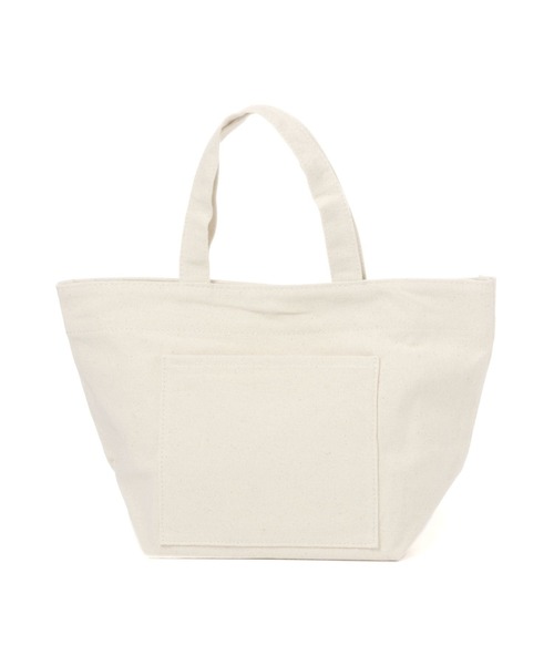 GLOBAL WORK(グローバルワーク)の「シンプルロゴトート/266900(クラッチバッグ・レディース・ブラック/ダークブラウン/ベージュ/オフホワイト・FREE)」の6枚目の写真