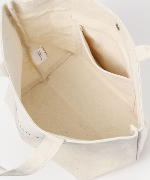 GLOBAL WORK(グローバルワーク)の「シンプルロゴトート/266900(クラッチバッグ・レディース・ブラック/ダークブラウン/ベージュ/オフホワイト・FREE)」の12枚目の写真