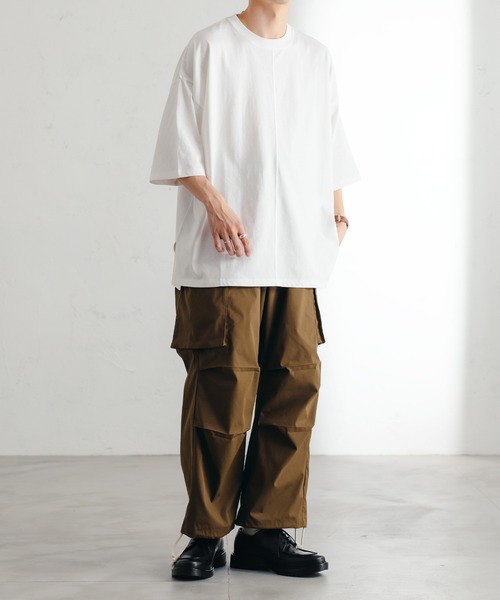 epnok(エプノック)の「センターシームTシャツ(Tシャツ/カットソー・メンズ・ブラック/オフホワイト・SMALL/MEDIUM/LARGE)」の15枚目の写真
