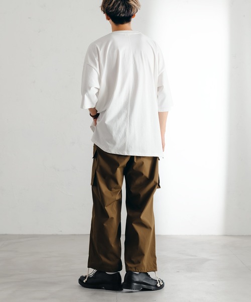 epnok(エプノック)の「センターシームTシャツ(Tシャツ/カットソー・メンズ・ブラック/オフホワイト・SMALL/MEDIUM/LARGE)」の17枚目の写真
