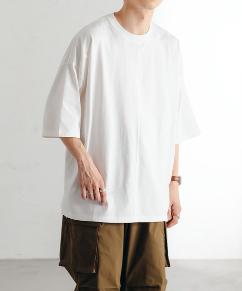 epnok(エプノック)の「センターシームTシャツ(Tシャツ/カットソー・メンズ・ブラック/オフホワイト・SMALL/MEDIUM/LARGE)」の12枚目の写真