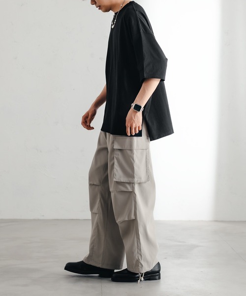 epnok(エプノック)の「センターシームTシャツ(Tシャツ/カットソー・メンズ・ブラック/オフホワイト・SMALL/MEDIUM/LARGE)」の4枚目の写真