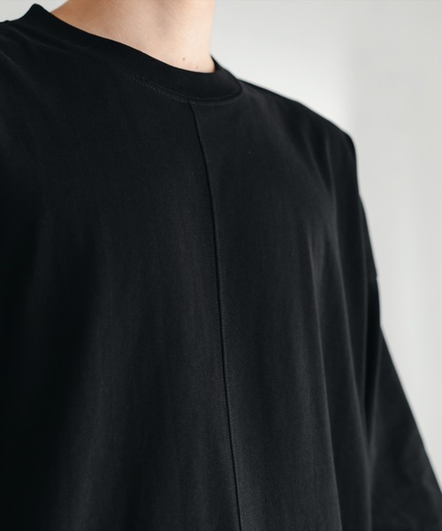 epnok(エプノック)の「センターシームTシャツ(Tシャツ/カットソー・メンズ・ブラック/オフホワイト・SMALL/MEDIUM/LARGE)」の9枚目の写真