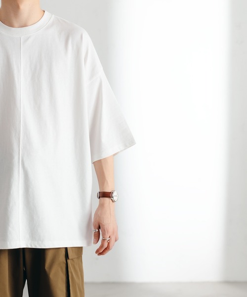 epnok(エプノック)の「センターシームTシャツ(Tシャツ/カットソー・メンズ・ブラック/オフホワイト・SMALL/MEDIUM/LARGE)」の19枚目の写真