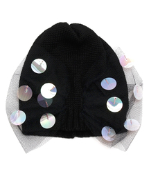 Ray BEAMS | BERNSTOCK SPEIRS / "NET BOW BEANIE" ニットキャップ(ニットキャップ/ビーニー)