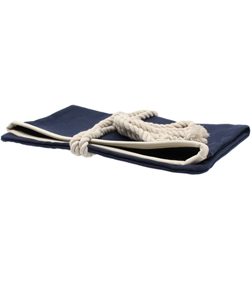 WEGO（ウィゴー）の「WEGO/ロープクラッチバッグ（クラッチバッグ・レディース・ホワイト/ネイビー・FREE）」の3枚目の写真