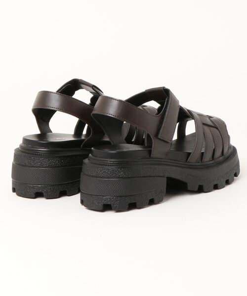 Mafmof（マフモフ）の「Mafmof(マフモフ)タンクソールグルカサンダル（サンダル・レディース・シルバー/ブラック/ダークブラウン・LL/L/M/S）」の5枚目の写真