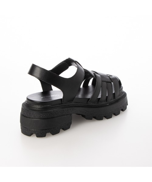 Mafmof（マフモフ）の「Mafmof(マフモフ)タンクソールグルカサンダル（サンダル・レディース・シルバー/ブラック/ダークブラウン・LL/L/M/S）」の18枚目の写真