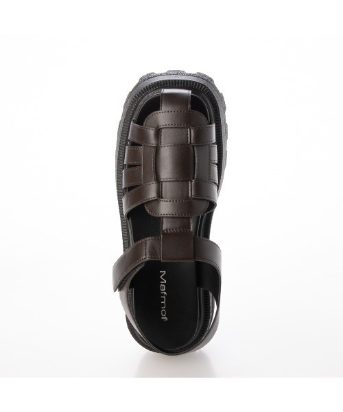 Mafmof（マフモフ）の「Mafmof(マフモフ)タンクソールグルカサンダル（サンダル・レディース・シルバー/ブラック/ダークブラウン・LL/L/M/S）」の16枚目の写真