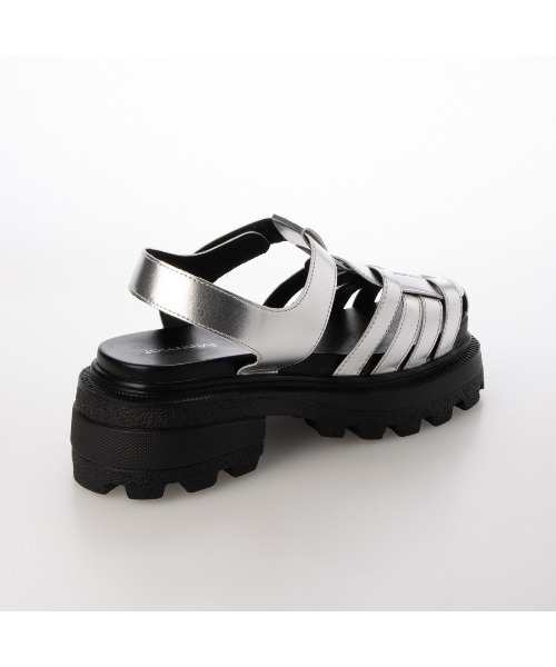 Mafmof（マフモフ）の「Mafmof(マフモフ)タンクソールグルカサンダル（サンダル・レディース・シルバー/ブラック/ダークブラウン・LL/L/M/S）」の20枚目の写真