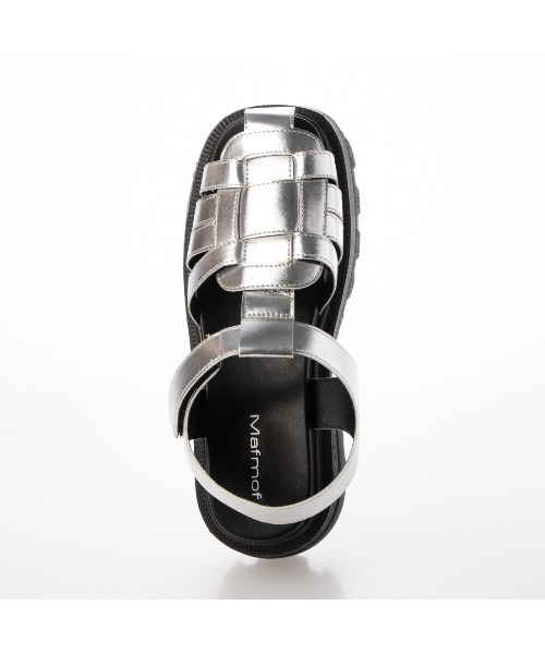 Mafmof（マフモフ）の「Mafmof(マフモフ)タンクソールグルカサンダル（サンダル・レディース・シルバー/ブラック/ダークブラウン・LL/L/M/S）」の17枚目の写真