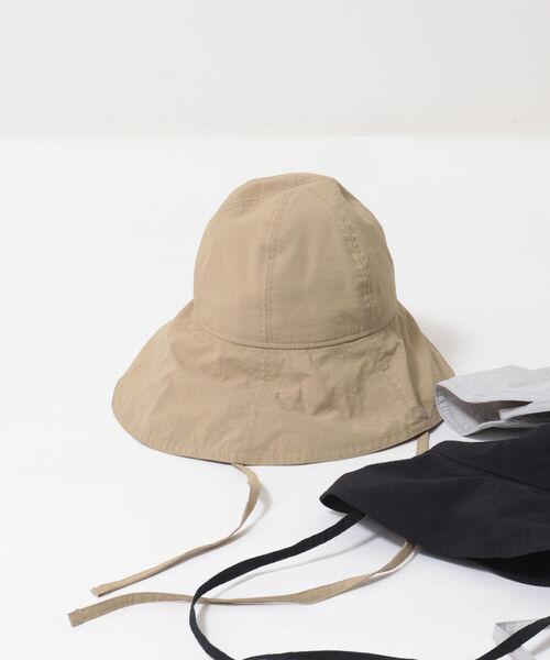 LE VERNIS（ル・ベルニ）の「【LE VERNIS/ルベルニ】◇【WEB限定】ロングブリムHAT（ハット・レディース・ブラック/グレイッシュベージュ/ベージュ・FREE）」の4枚目の写真