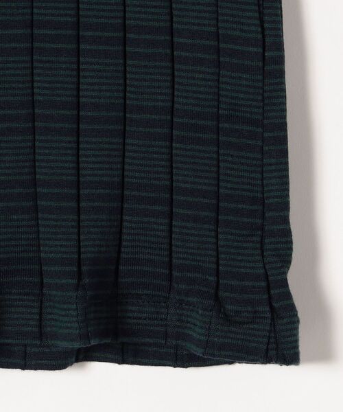 YOUNG&OLSEN The DRYGOODS STORE(ヤングアンドオルセン)の「YOUNG&OLSEN: マルチボーダー リブ タンクトップ(タンクトップ・レディース・ネイビー/ブルー・ONE SIZE)」の6枚目の写真