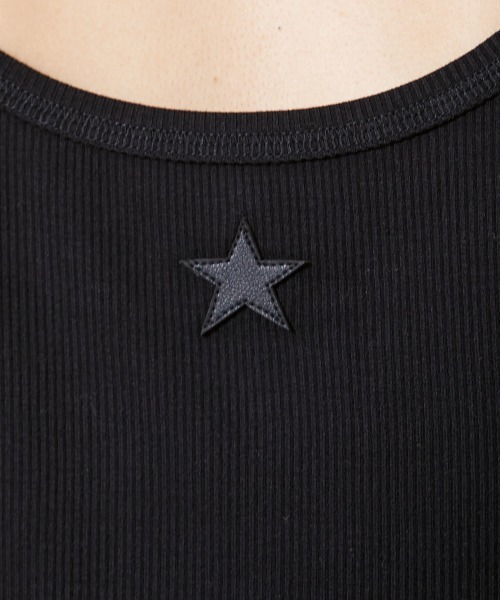 SMILE LAND（スマイルランド）の「大きいサイズ ロゴプリントタンクトップ（タンクトップ・レディース・ブラック/オフホワイト・L/4L/5L/3L/LL）」の20枚目の写真