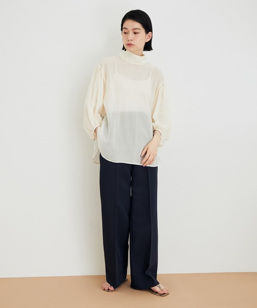 ADAM ET ROPE'（アダムエロペ）の「【WEB限定】2WAYジャンパースカートコンビブラウス（ジャンパースカート・レディース・ブラック/ベージュ・FREE）」の8枚目の写真