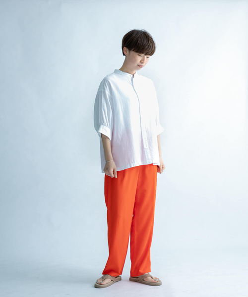 FORK&SPOON(フォークアンドスプーン)の「FORK&SPOON コットンリネンブラウス(シャツ/ブラウス・レディース・ストライプ/チェック/オフホワイト・1)」の15枚目の写真