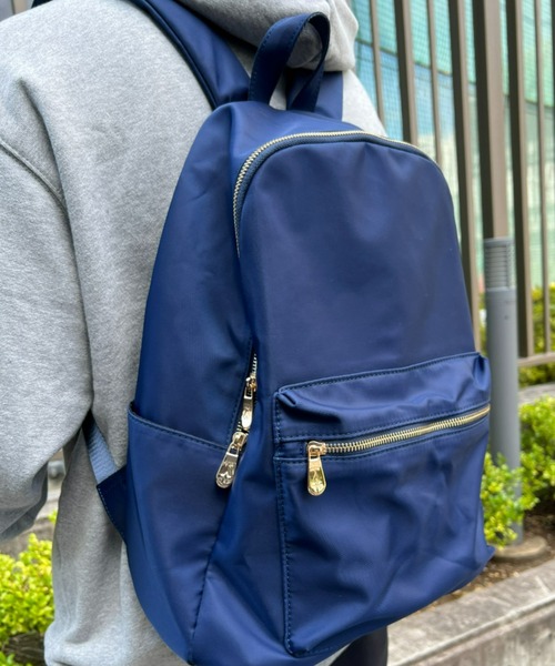 CLEA(クレア)の「【stonedoorコラボ】ユニセックスナイロンリュック バックパック(バックパック/リュック・レディース・ブラック/ネイビー/カーキ・FREE)」の10枚目の写真