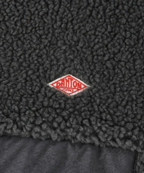 DANTON（ダントン）の「DANTON/ダントン　インサレーション　スタンドカラーボアジャケット　INSULATION STANDCOLLAR BOA JACKET DT-A0195 LBA（ブルゾン・メンズ・チャコールグレー/レッド/ナチュラル・S/M/L）」の11枚目の写真