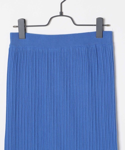 LOWRYS FARM（ローリーズファーム）の「ヘンケイリブニットマキシスカート　346398（スカート・レディース・ブルー/ダークブラウン/ブラック・FREE）」の12枚目の写真