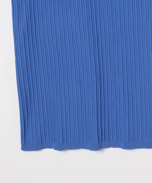 LOWRYS FARM（ローリーズファーム）の「ヘンケイリブニットマキシスカート　346398（スカート・レディース・ブルー/ダークブラウン/ブラック・FREE）」の13枚目の写真