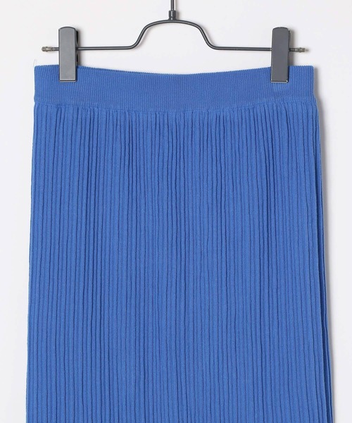 LOWRYS FARM（ローリーズファーム）の「ヘンケイリブニットマキシスカート　346398（スカート・レディース・ブルー/ダークブラウン/ブラック・FREE）」の15枚目の写真