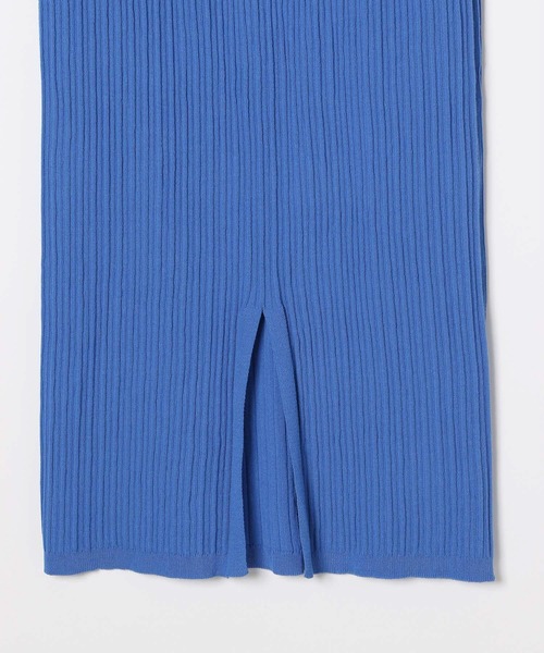 LOWRYS FARM（ローリーズファーム）の「ヘンケイリブニットマキシスカート　346398（スカート・レディース・ブルー/ダークブラウン/ブラック・FREE）」の16枚目の写真