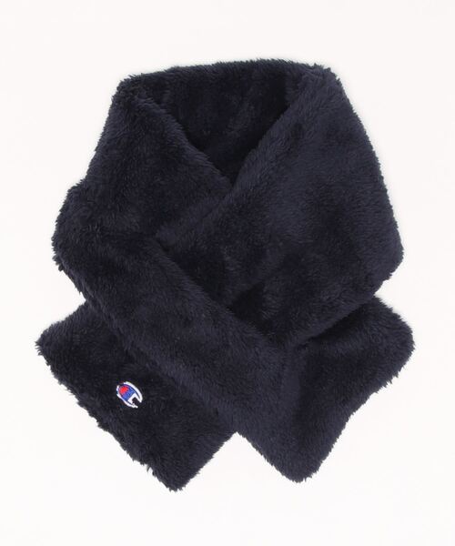 Champion（チャンピオン）の「Champion/チャンピオン　差し込みマフラー（マフラー・レディース・ブラウン/ネイビー/ベージュ/ブラック/オフホワイト/グレー・ONE SIZE）」の6枚目の写真