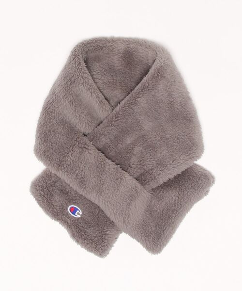 Champion（チャンピオン）の「Champion/チャンピオン　差し込みマフラー（マフラー・レディース・ブラウン/ネイビー/ベージュ/ブラック/オフホワイト/グレー・ONE SIZE）」の4枚目の写真