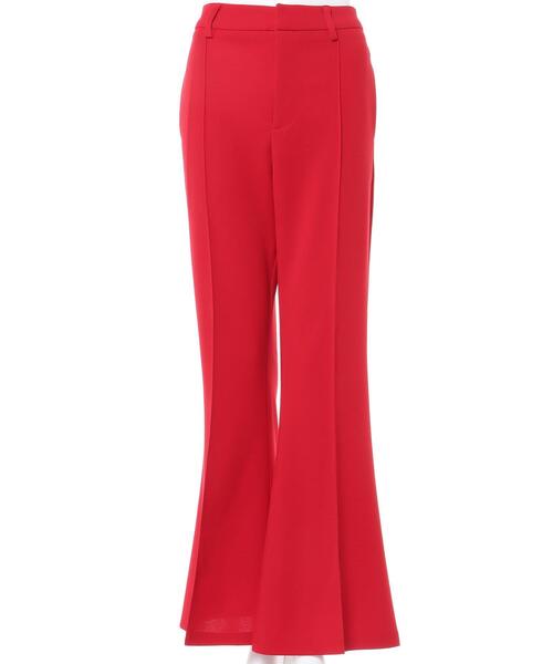 INGNI(イング)の「センターシームフレアーパンツ(スラックス・レディース・レッド/ブラック/グリーン/ブルー/ブラウン・FREE)」の6枚目の写真