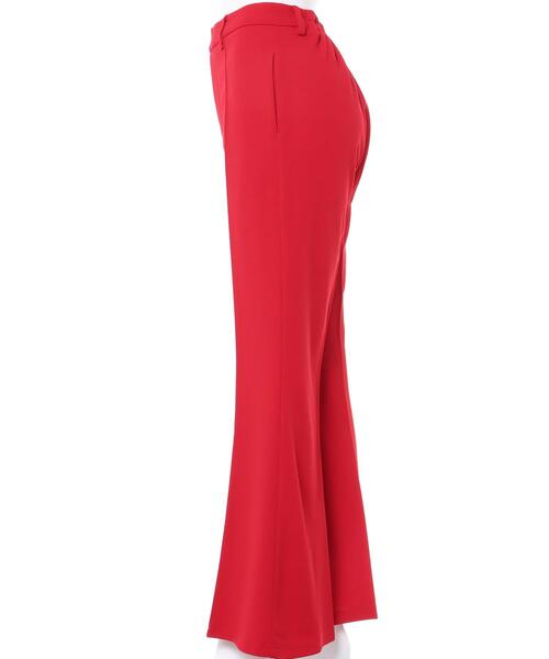 INGNI(イング)の「センターシームフレアーパンツ(スラックス・レディース・レッド/ブラック/グリーン/ブルー/ブラウン・FREE)」の7枚目の写真