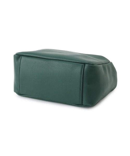 ROPE' PICNIC（ロペピクニック）の「【WEB限定カラー:シルバー】ツイストハンドルホーボーミニショルダーバッグ（ショルダーバッグ・レディース・ブラック/キナリ/イエロー系その他3/ダークグリーン/シルバー・FREE）」の10枚目の写真