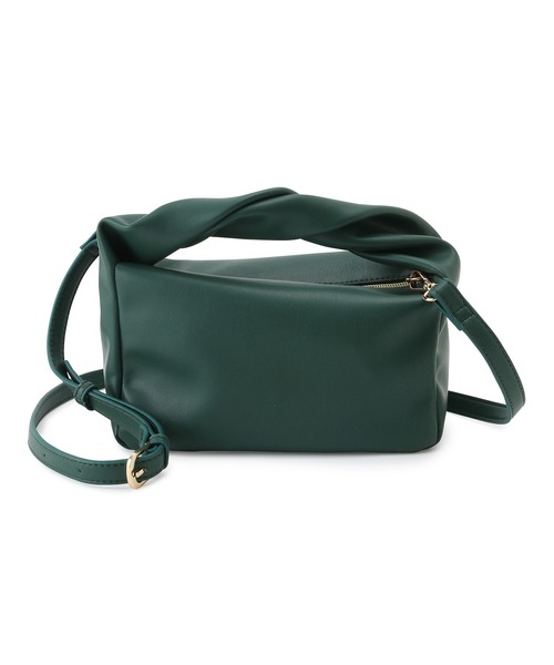 ROPE' PICNIC（ロペピクニック）の「【WEB限定カラー:シルバー】ツイストハンドルホーボーミニショルダーバッグ（ショルダーバッグ・レディース・ブラック/キナリ/イエロー系その他3/ダークグリーン/シルバー・FREE）」の22枚目の写真