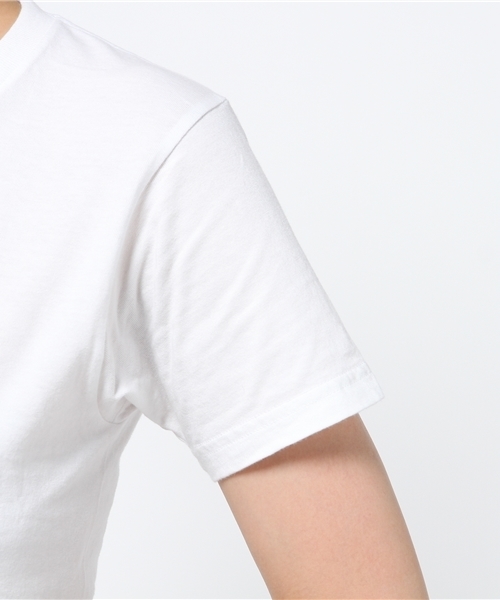SHIPS for women（シップスフォーウィメン）の「Hanes×SHIPS:2-PACK コットンTEE◇（Tシャツ/カットソー・レディース・ホワイト・X-SMALL）」の4枚目の写真