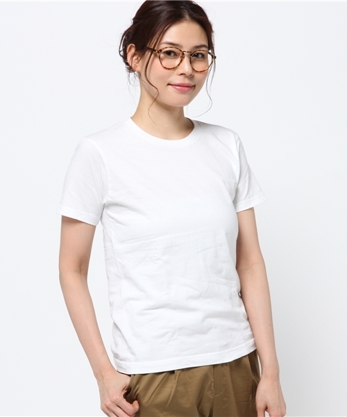 SHIPS for women（シップスフォーウィメン）の「Hanes×SHIPS:2-PACK コットンTEE◇（Tシャツ/カットソー・レディース・ホワイト・X-SMALL）」の10枚目の写真