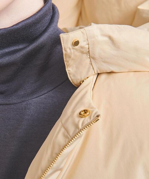 UNITED ARROWS(ユナイテッドアローズ)の「P/SI ダウン ベスト(ダウンベスト・レディース・ナチュラル/ブラック・38/36)」の5枚目の写真