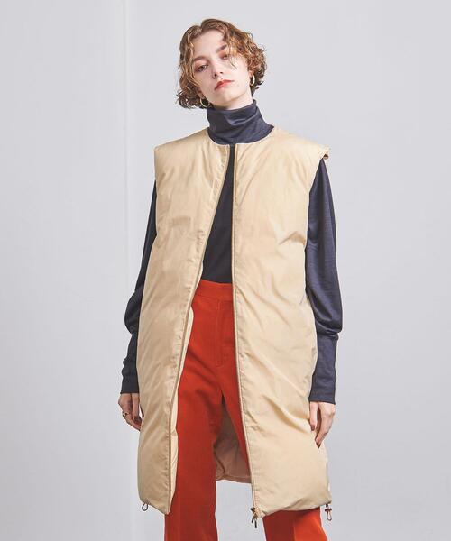 UNITED ARROWS(ユナイテッドアローズ)の「P/SI ダウン ベスト(ダウンベスト・レディース・ナチュラル/ブラック・38/36)」の14枚目の写真