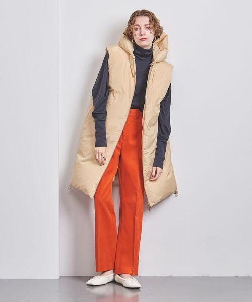 UNITED ARROWS(ユナイテッドアローズ)の「P/SI ダウン ベスト(ダウンベスト・レディース・ナチュラル/ブラック・38/36)」の16枚目の写真