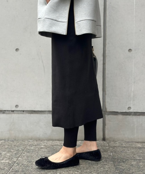 レイヤードニットスカートパンツ Emma Taylor│STYLEDOOR スタイルドア