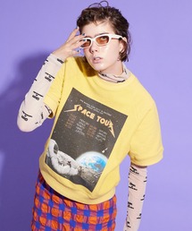 MAISON SPECIAL | SPACE TOURハーフスリーブトップ【MAISON SPECIAL/メゾンスペシャル】(スウェット)